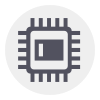 the chip icon to show the application of Electronics field