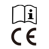 CE marking and information book icon