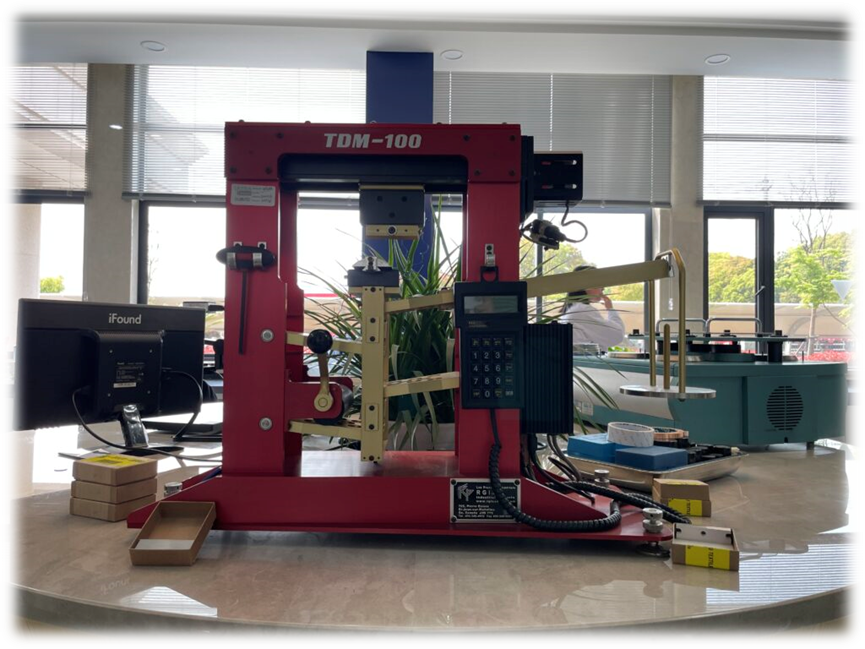 TDM-100 MACHINE IN OUR LAB