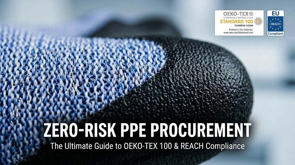 The ultimate B2B procurement guide for OEKO-TEX Standard 100 and REACH compliant safety gloves by SQG.