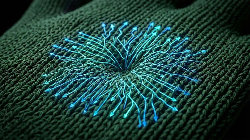 13-gauge seamless knit safety glove liner showing dynamic load dispersion and tear resistance mechanism