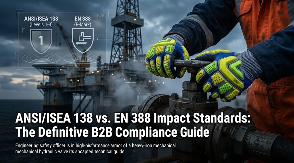ANSI ISEA 138 vs EN 388 heavy industry impact resistant gloves compliance testing guide
